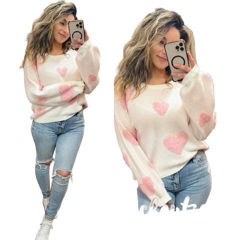 Hearts Sweater