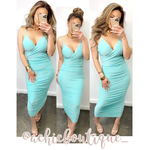 Shayla Dress- Minty