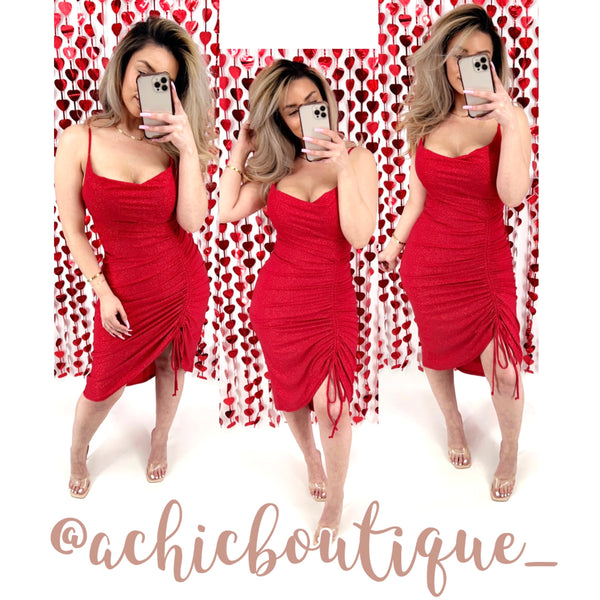 Ruby Dress- Red