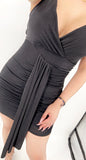 Christa Mini Dress- Black