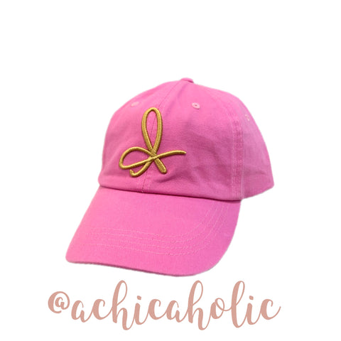 Achic Dad Hat- Bubblegum Pink