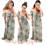 Alana Maxi Dress- Print