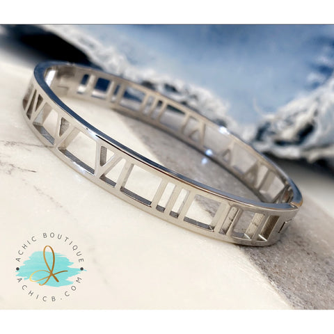 Roman Numeral Bangle