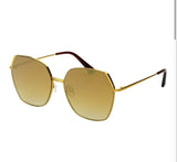 CHELSIE Sunglasses- Gold Mirrored