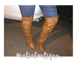 Over The Knee Boots- Tan